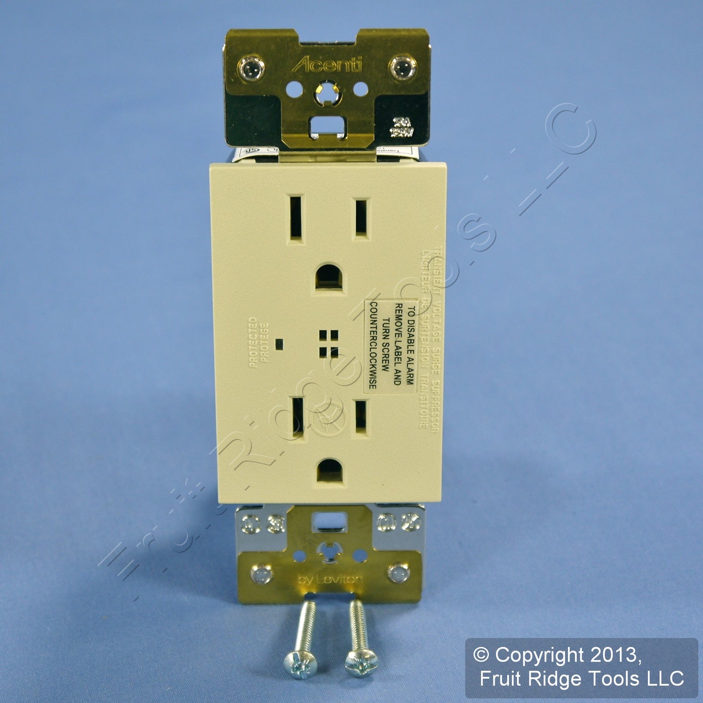 Leviton Driftwood Acenti TVSS Surge Protector Receptacle Outlet 15A ACSSR-L-DFT