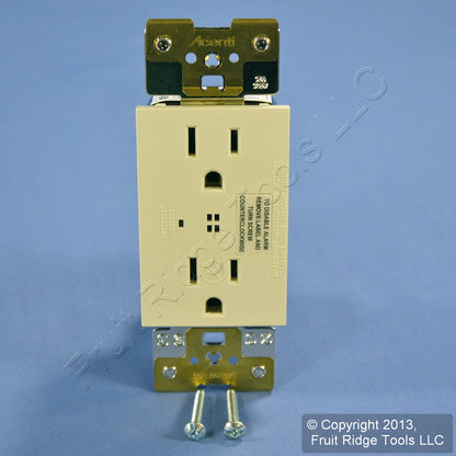 Leviton Driftwood Acenti TVSS Surge Protector Receptacle Outlet 15A ACSSR-L-DFT