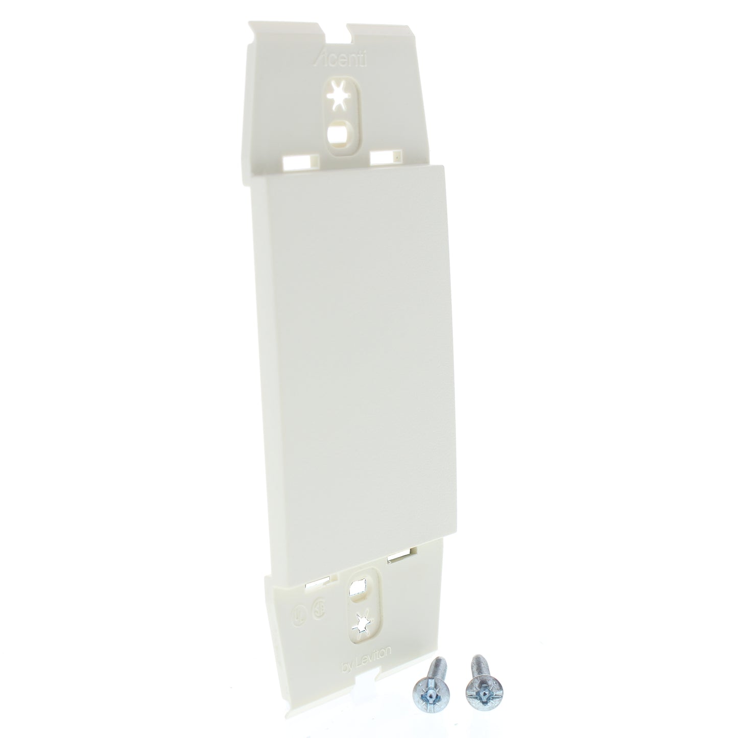Leviton ACW14-NTL Natural 1-Gang Acenti Blank Polymer Wallplate Cover Insert