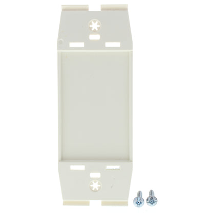 Leviton ACW14-NTL Natural 1-Gang Acenti Blank Polymer Wallplate Cover Insert