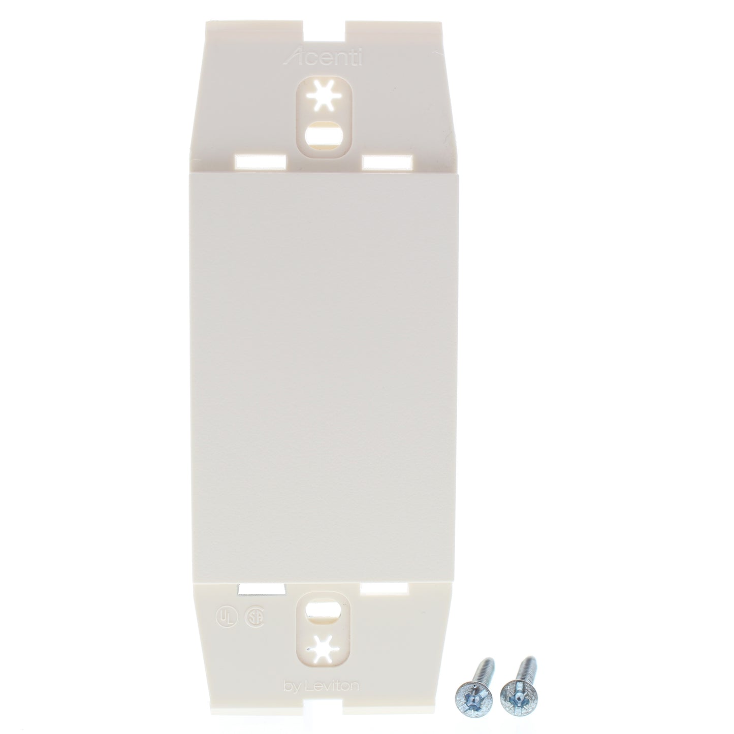 Leviton ACW14-QTZ Quartz 1-Gang Blank Acenti Polymer Wallplate Cover Insert