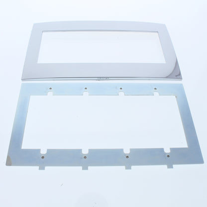 Leviton ACWM4-PCH Chrome 4-Gang 4-Acenti Chrome Plated Finish Wallplate Cover