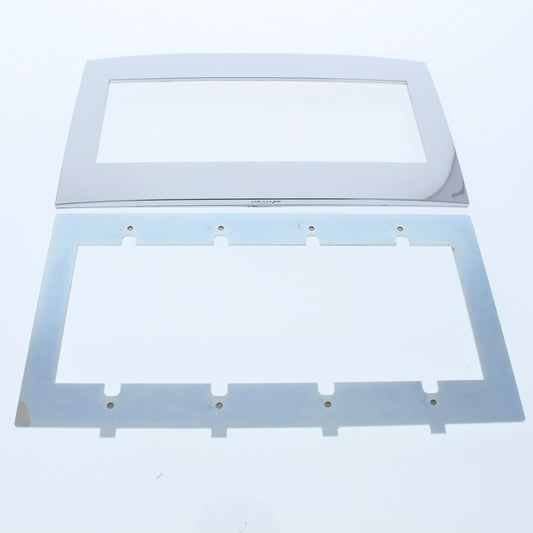 Leviton ACWM4-PCH Chrome 4-Gang 4-Acenti Chrome Plated Finish Wallplate Cover