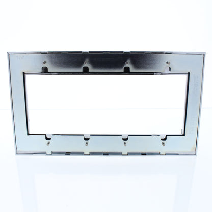 Leviton ACWM4-PCH Chrome 4-Gang 4-Acenti Chrome Plated Finish Wallplate Cover