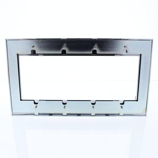 Leviton ACWM4-PCH Chrome 4-Gang 4-Acenti Chrome Plated Finish Wallplate Cover