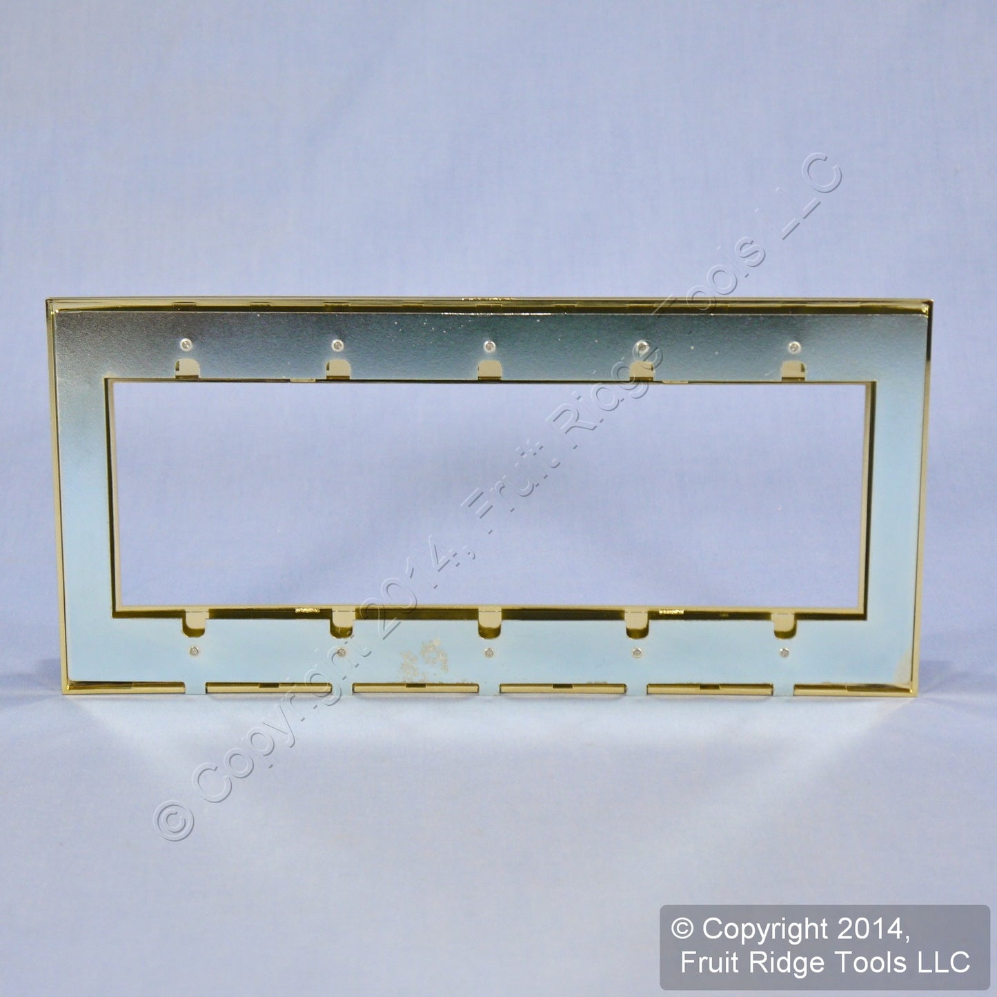 Leviton ACWM5-24K Gold Plated 5-Gang 5-Acenti Gold Plated Finish Wallplate Cover