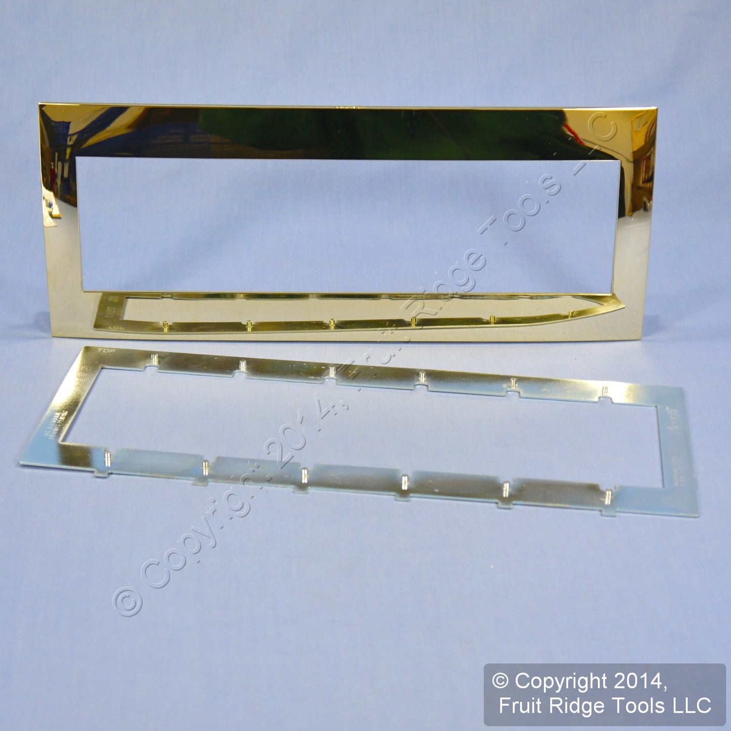 Leviton ACWM6-24K Gold Plated 6-Gang 6-Acenti Gold Plated Finish Wallplate Cover