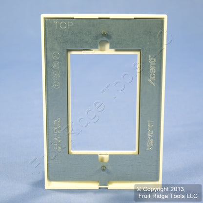 Leviton Natural Acenti Screwless Wallplate Snap-On Switch Outlet Cover ACWP1-NTL