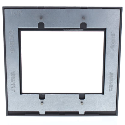 Leviton ACWP2-SLT Slate 2-Gang Acenti Engineering Grade Polymer Wallplate Cover