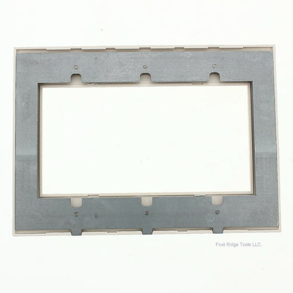 Leviton ACWP3-SND Sand 3-Gang 3-Acenti Engineering Grade Polymer Wallplate Cover
