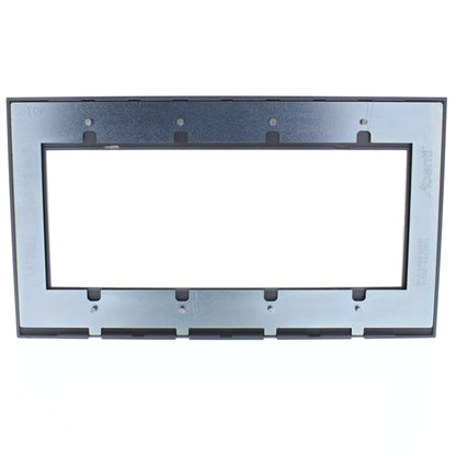 Leviton ACWP4-SLT Slate 4-Gang Acenti Engineering Grade Polymer Wallplate Cover