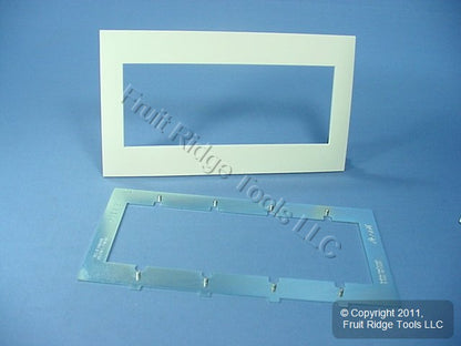 Leviton ACWP4-SND Sand 4-Gang 4-Acenti Engineering Grade Polymer Wallplate Cover