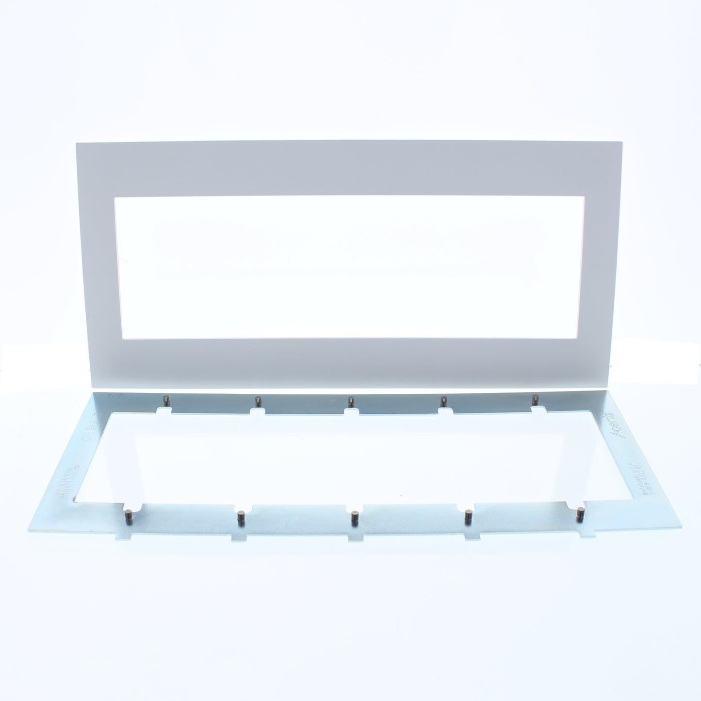 Leviton ACWP5-ALA Alabaster 5-Gang 5-Acenti Engineering Grade Polymer Wallplate