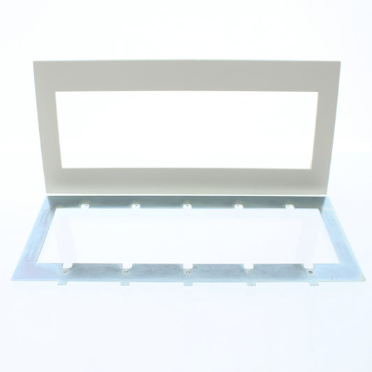 Leviton ACWP5-NTL Natural 5-Gang Acenti Screwless Wallplate with Alignment Cover