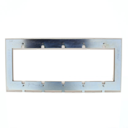 Leviton ACWP5-QTZ Quartz 5-Gang Acenti Screwless Wallplate with Alignment Cover