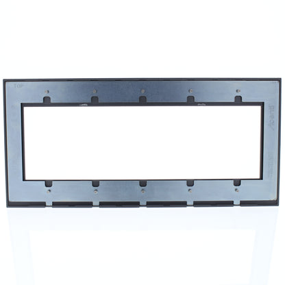 Leviton ACWP5-SLT Slate 5-Gang Acenti Engineering Grade Polymer Wallplate Cover