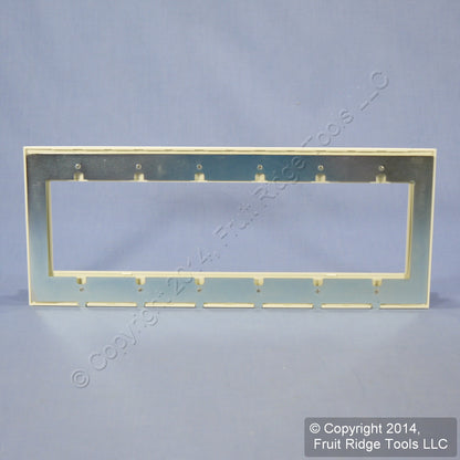 Leviton ACWP6-A Natural 6-Gang Acenti Engineering Grade Polymer Wallplate Cover