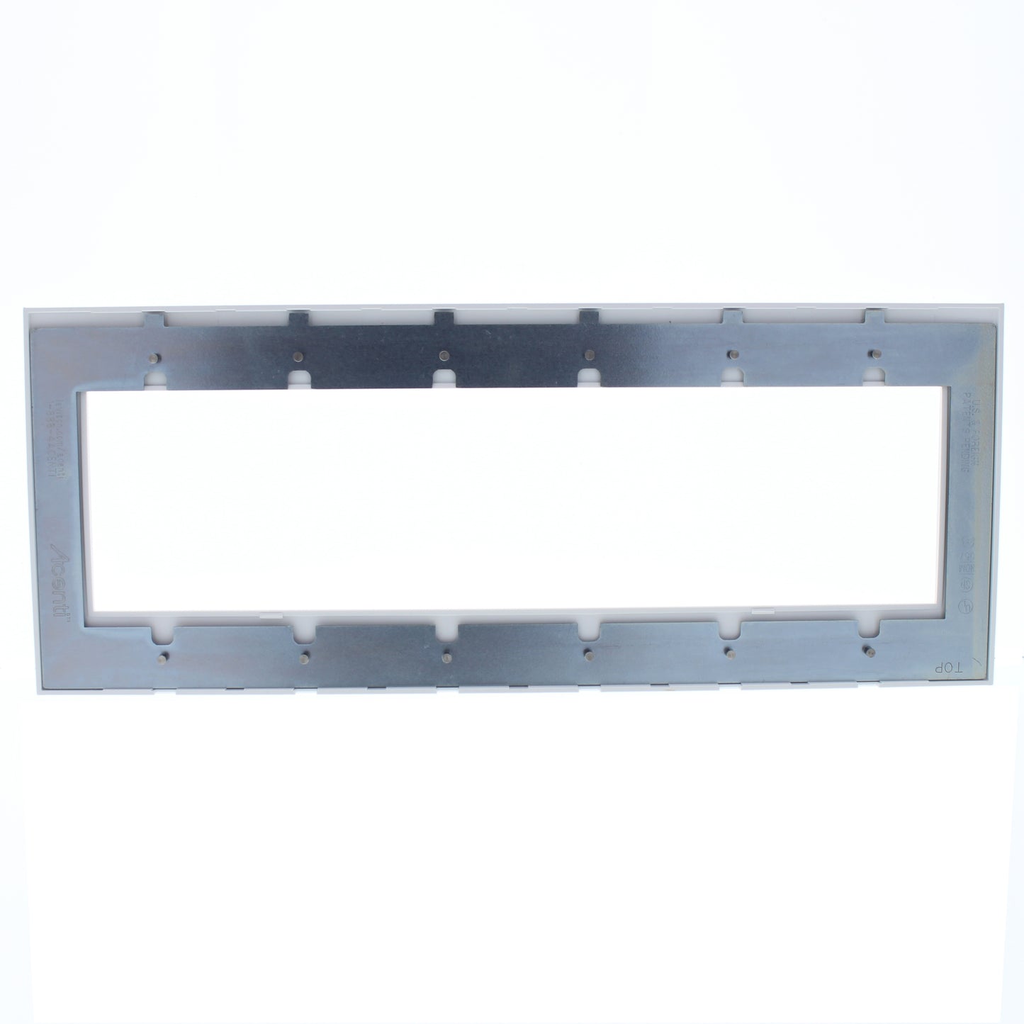 Leviton ACWP6-ALA Alabaster 6-Gang 6-Acenti Engineering Grade Polymer Wallplate