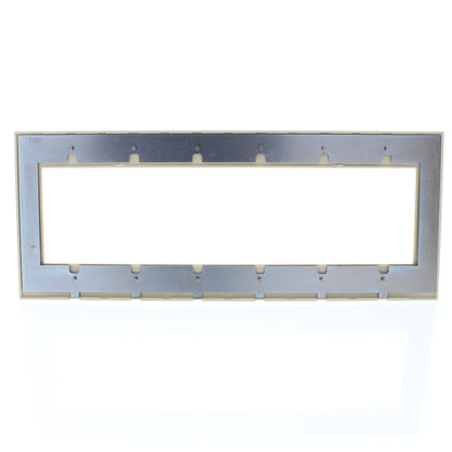 Leviton ACWP6-DFT Driftwood 6-Gang 6-Acenti Engineering Grade Polymer Wallplate