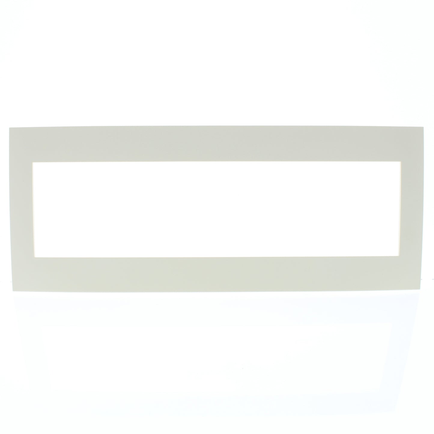 Leviton ACWP6-NTL Natural 6-Gang Acenti Screwless Wallplate with Alignment Cover