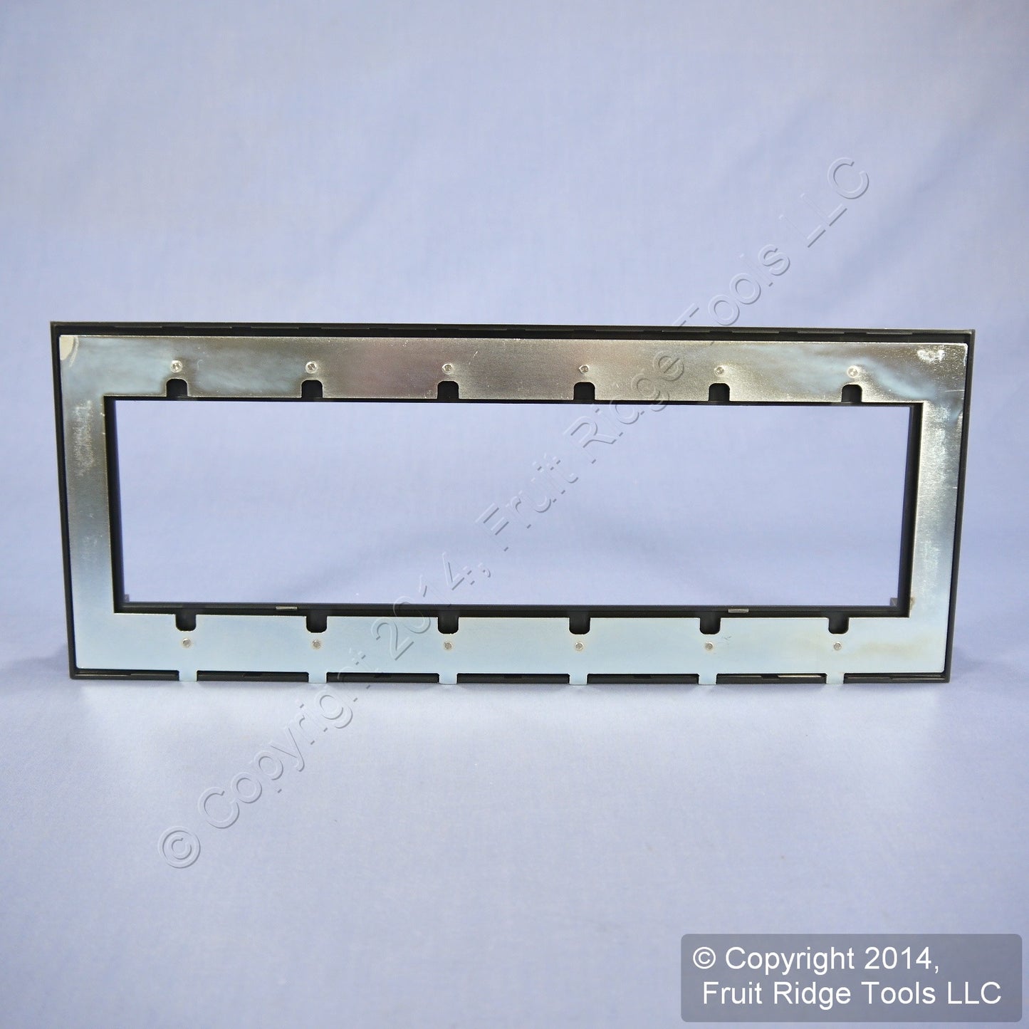 Leviton ACWP6-ONX Onyx 6-Gang 6-Acenti Engineering Grade Polymer Wallplate Cover