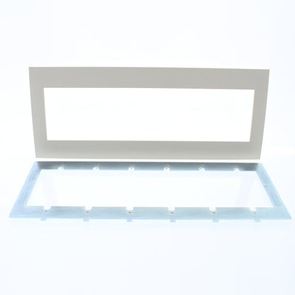 Leviton ACWP6-SND Sand 6-Gang 6-Acenti Engineering Grade Polymer Wallplate Cover
