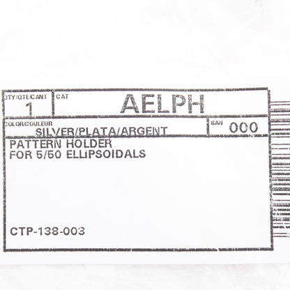 Leviton AELPH Silver Pattern Holder for 5/50 Ellipsoidals