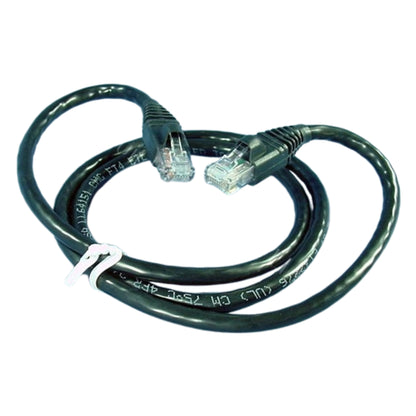Leviton AG600-3E Black Cat6+ 3ft Ethernet Cable Data Patch Cord Network Booted