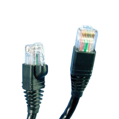 Leviton AG600-3E Black Cat6+ 3ft Ethernet Cable Data Patch Cord Network Booted