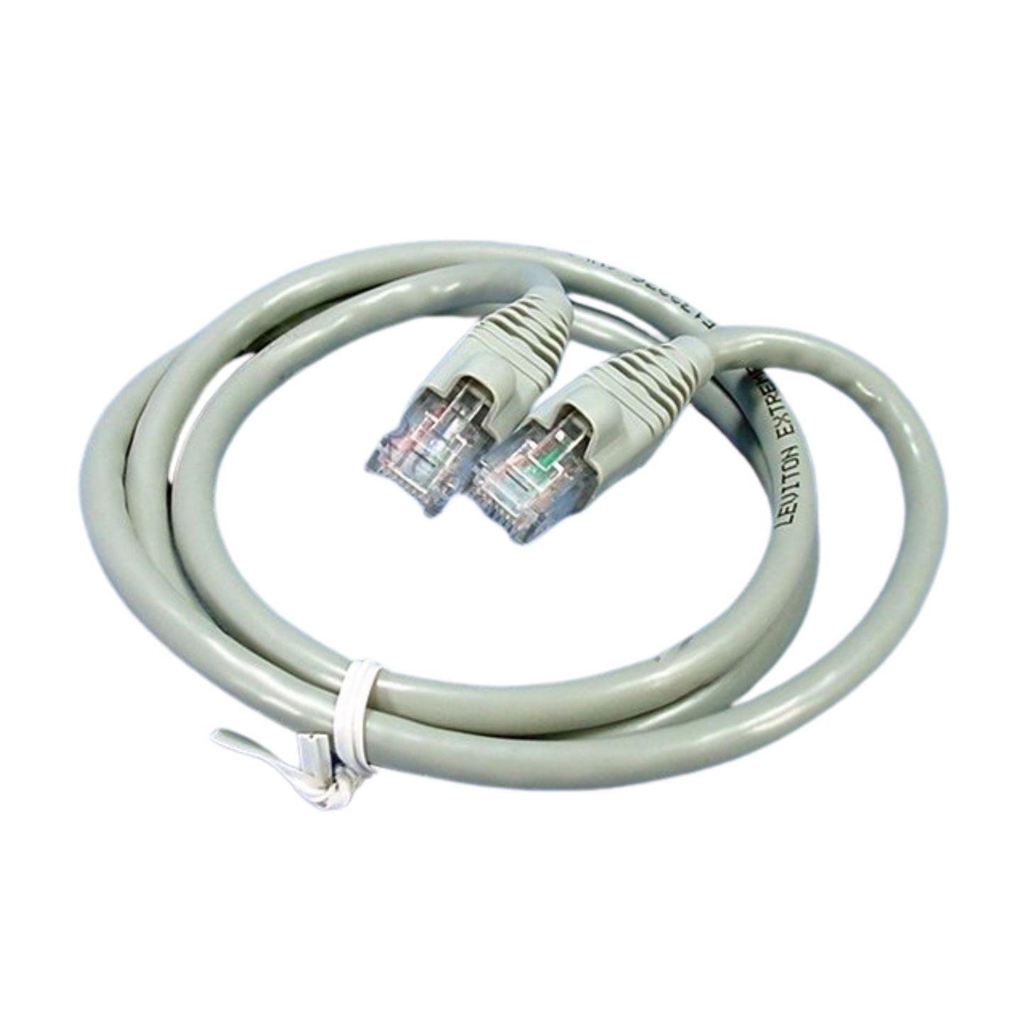 Leviton AG600-3S Cat6+ Gray 3ft Ethernet Cable Data Patch Cord Network Booted