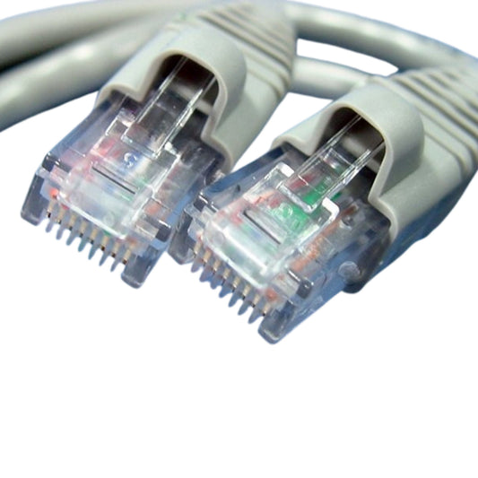 Leviton AG600-3S Cat6+ Gray 3ft Ethernet Cable Data Patch Cord Network Booted