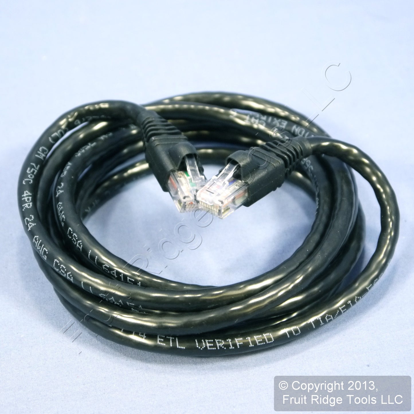 Leviton Black Cat 6+ 7 Ft Ethernet LAN Patch Cord Network Cable Booted AG600-7E