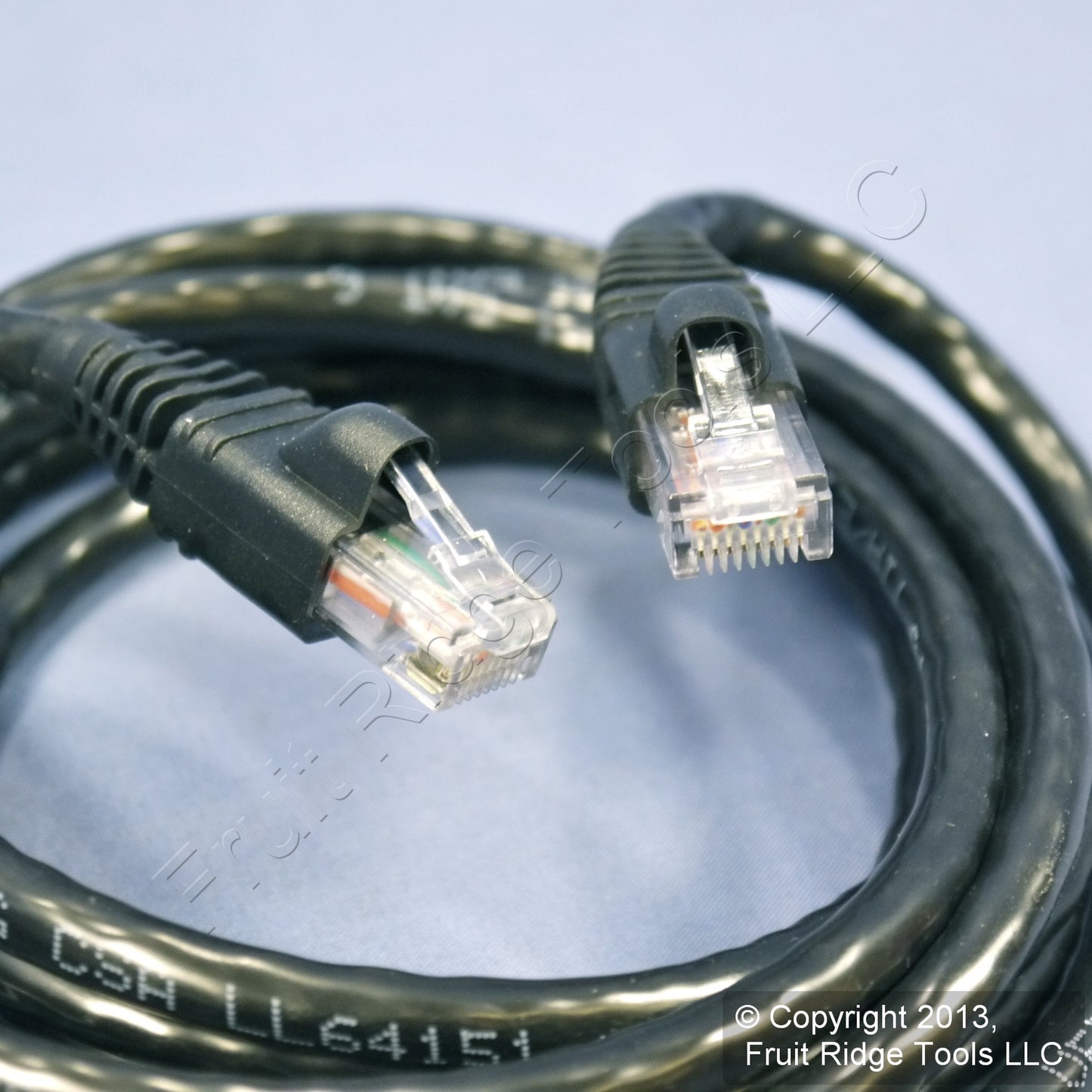 Leviton Black Cat 6+ 7 Ft Ethernet LAN Patch Cord Network Cable Booted AG600-7E