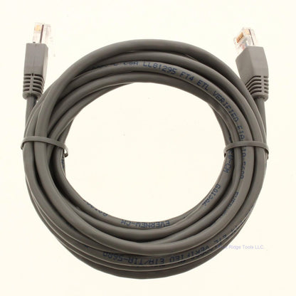 Lance Industries DT102 Gray 15 Ft Cat 5 Patch Cord 100MHz 4-Twisted Pair 24 AWG