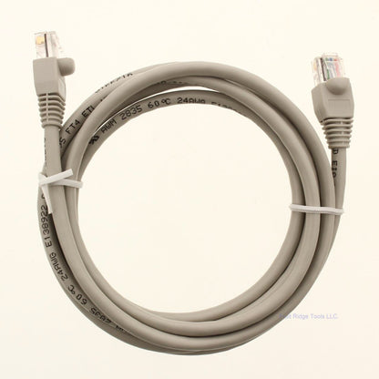 Lance Industries DT101 Gray 7' Cat5e Patch Cord 8 Conductor 4-Twisted Pair 24AWG