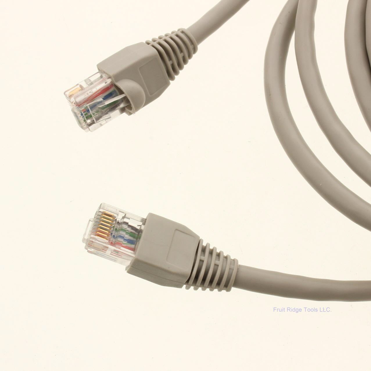 Lance Industries DT101 Gray 7' Cat5e Patch Cord 8 Conductor 4-Twisted Pair 24AWG