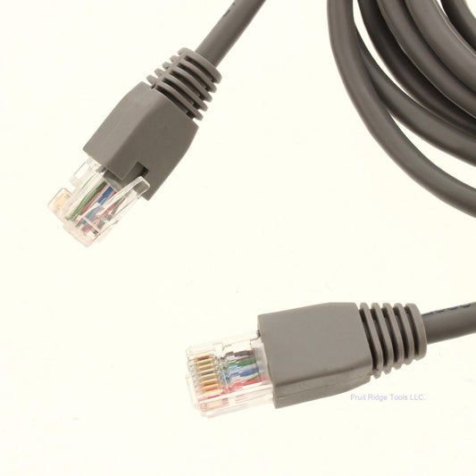Lance Industries DT302 10' Gray Crossover Patch Cable 8-Conductor 24AWG RJ45