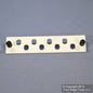 Leviton APLW8-STE White ST Empty Fiber Optic Connector 8-Pack Adapter Plate