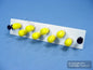 Leviton ST Multimode Fiber Optic Connector 8-Pack Adapter Plate APLW8-STM