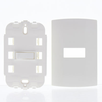 Leviton Basica BAS-000A1-00B White Single Pole Switch Rocker 10A 250V