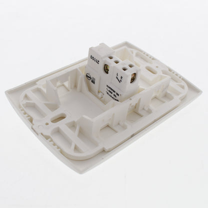 Leviton Basica BAS-000A1-00B White Single Pole Switch Rocker 10A 250V