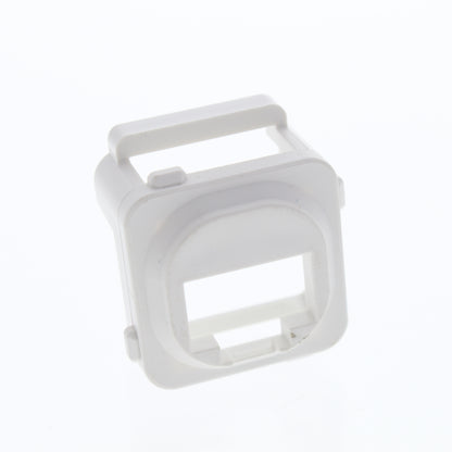 Leviton BEZEL-000 White Bezel Quickport Bracket Modular Snap-in Adapter
