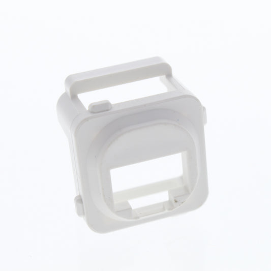 Leviton BEZEL-000 White Bezel Quickport Bracket Modular Snap-in Adapter
