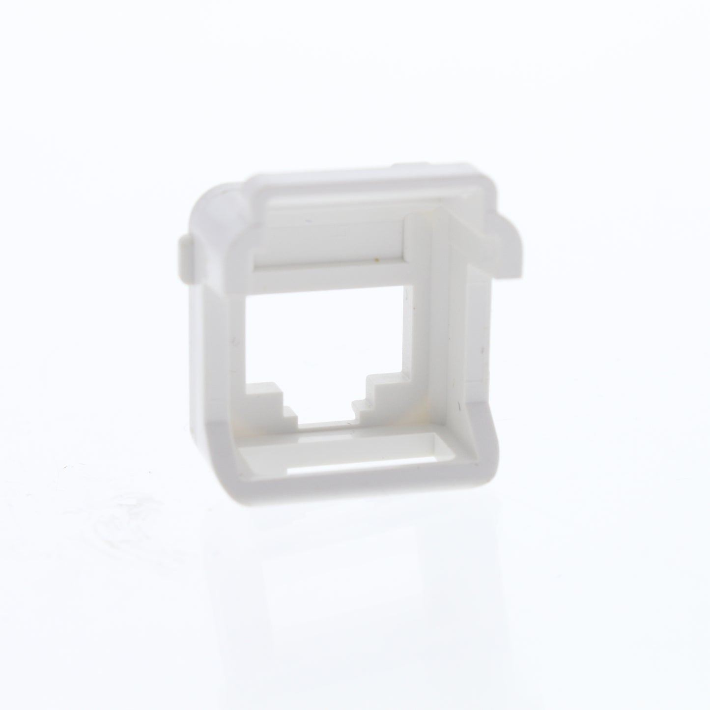 Leviton BEZEL-000 White Bezel Quickport Bracket Modular Snap-in Adapter