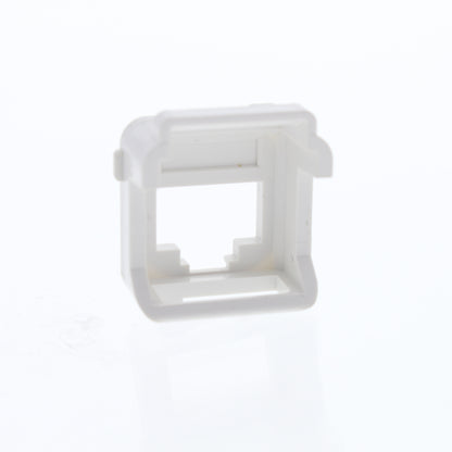 Leviton BEZEL-000 White Bezel Quickport Bracket Modular Snap-in Adapter