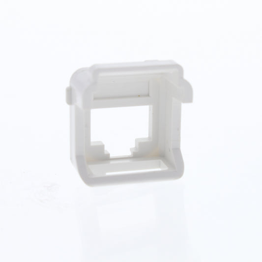 Leviton BEZEL-000 White Bezel Quickport Bracket Modular Snap-in Adapter
