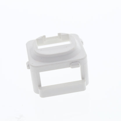 Leviton BEZEL-000 White Bezel Quickport Bracket Modular Snap-in Adapter