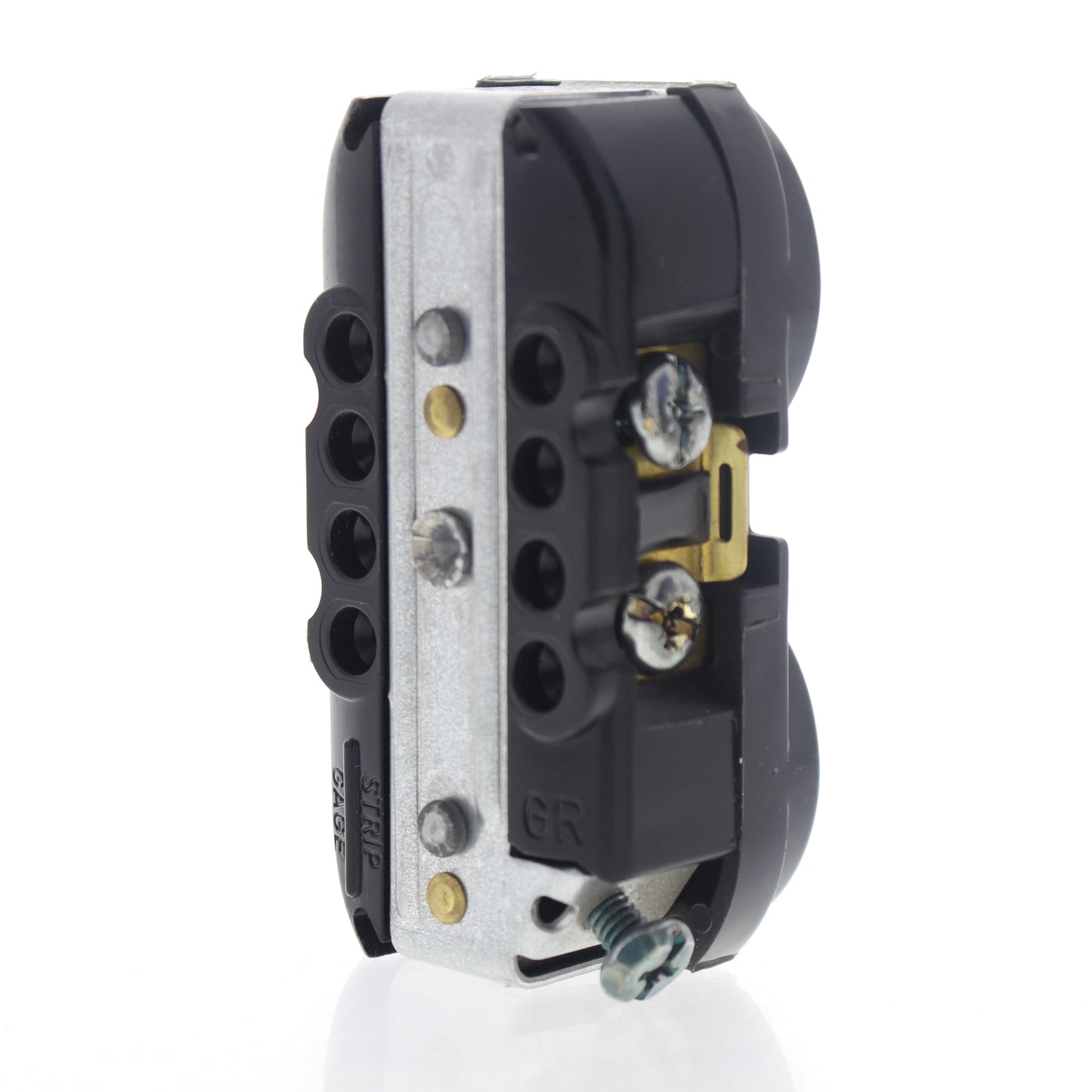 Leviton Black Commercial Duplex Receptacle Outlet 20A 125V NO MOUNT BR20-E
