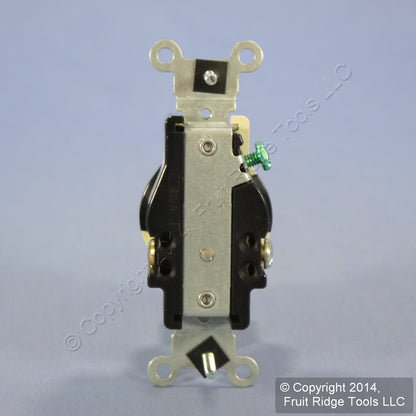 Leviton BR20-WA Almond Tamper Resistant Outlet 20A 5-20R Straight Blade