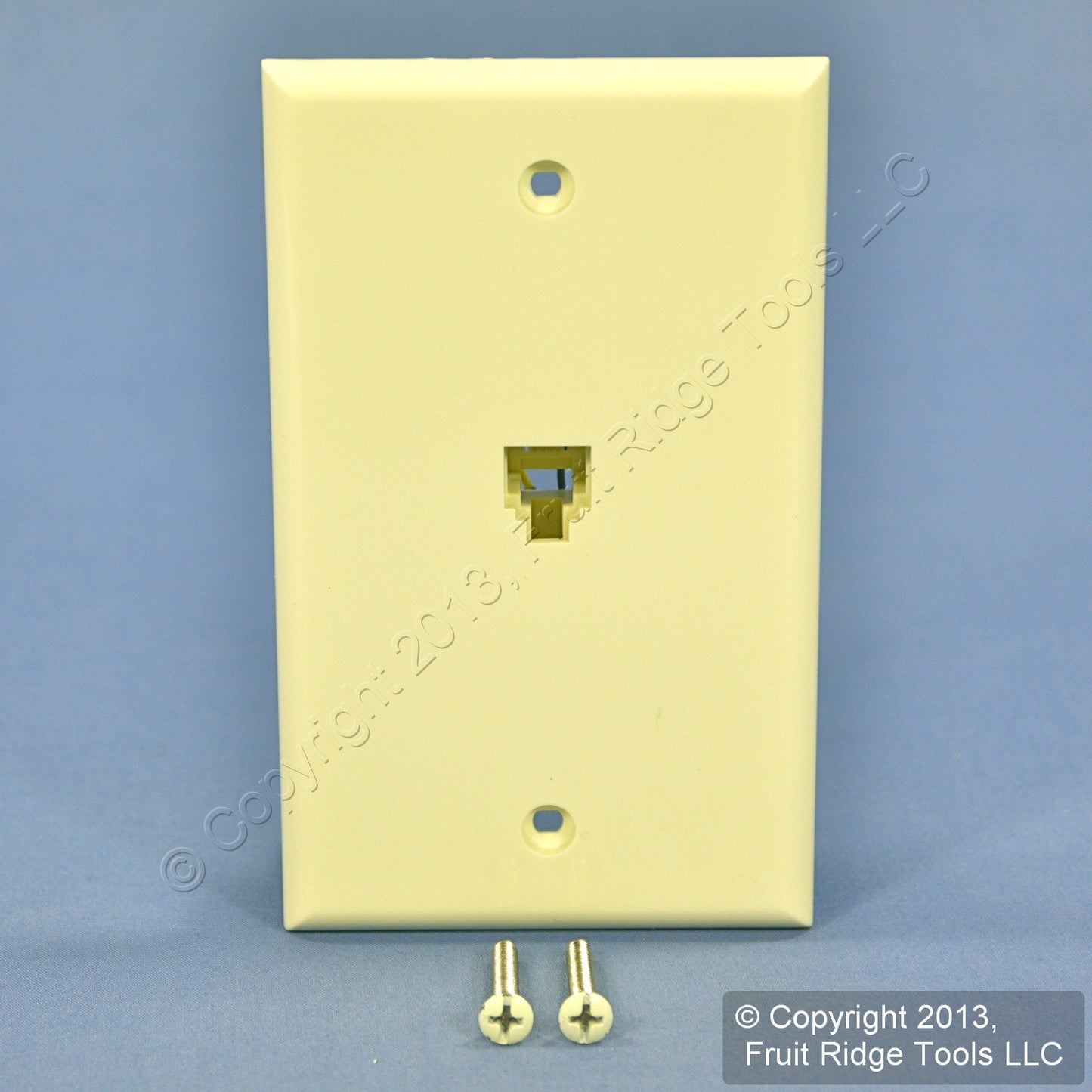 Leviton Almond 4-Wire Phone Jack Wallplate RJ11 Modular Telephone C0249-A